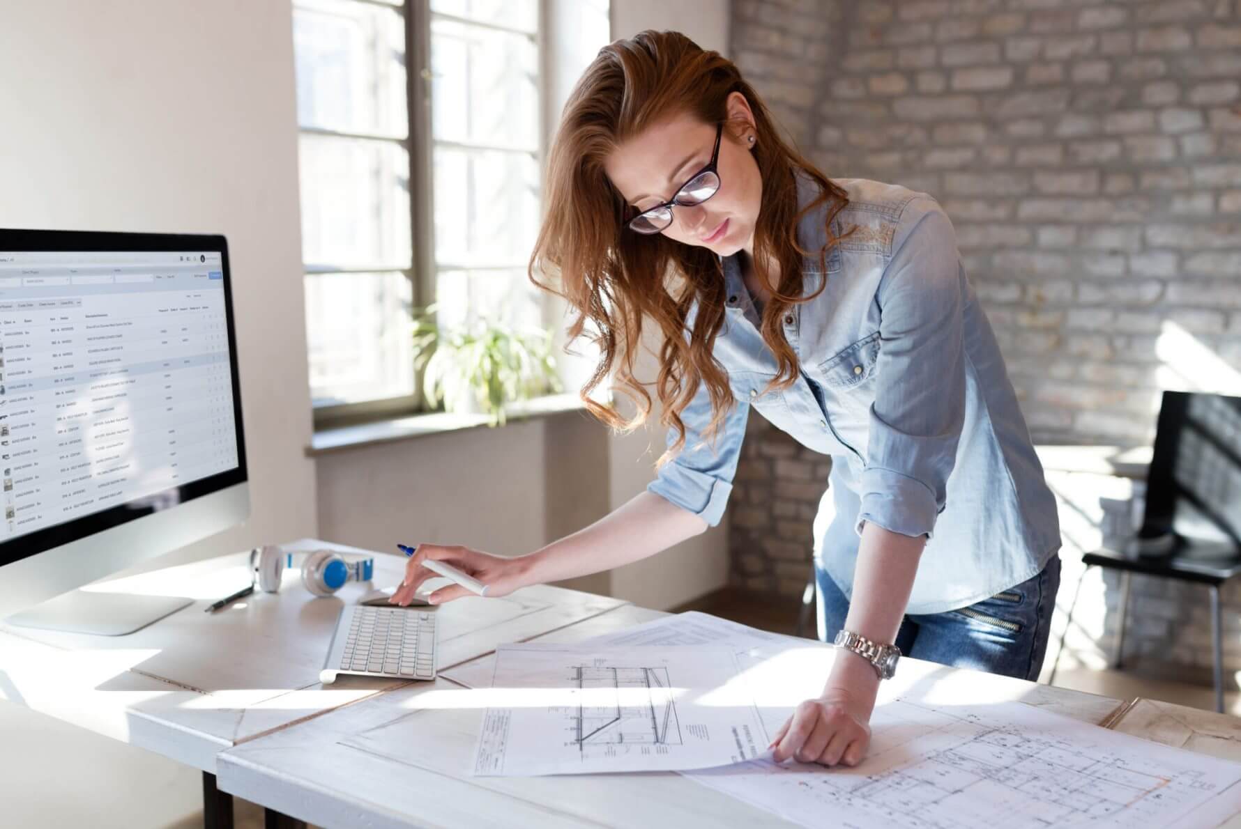 Young designer in the office