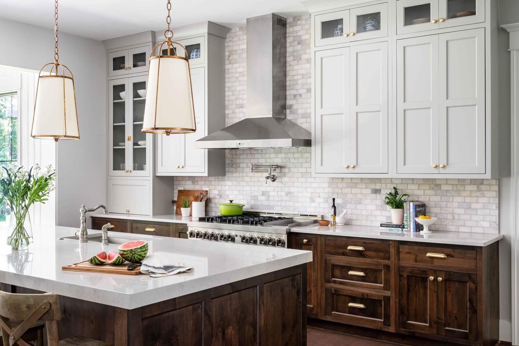 Kitchen witch wooden kitchen cabinets