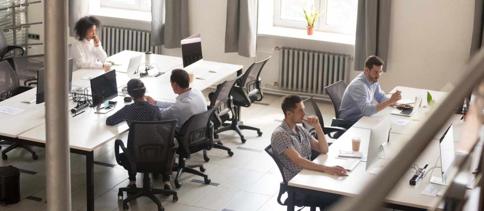 Group of the people in the office