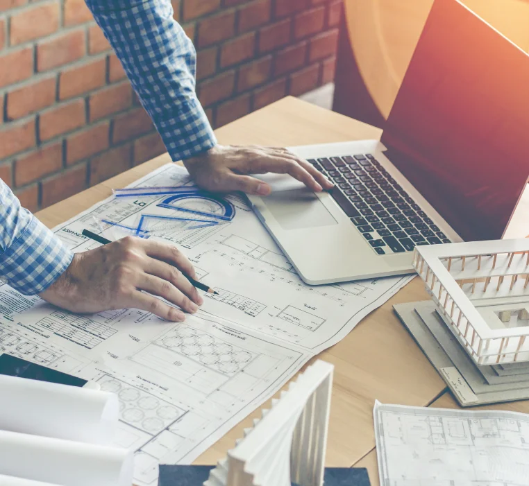 Person working on the project