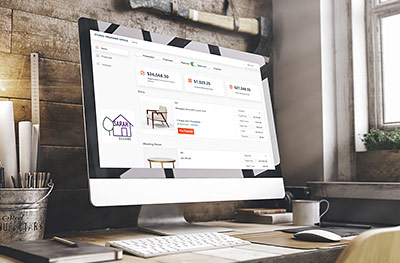 Studio Designer application displays on the computer screen