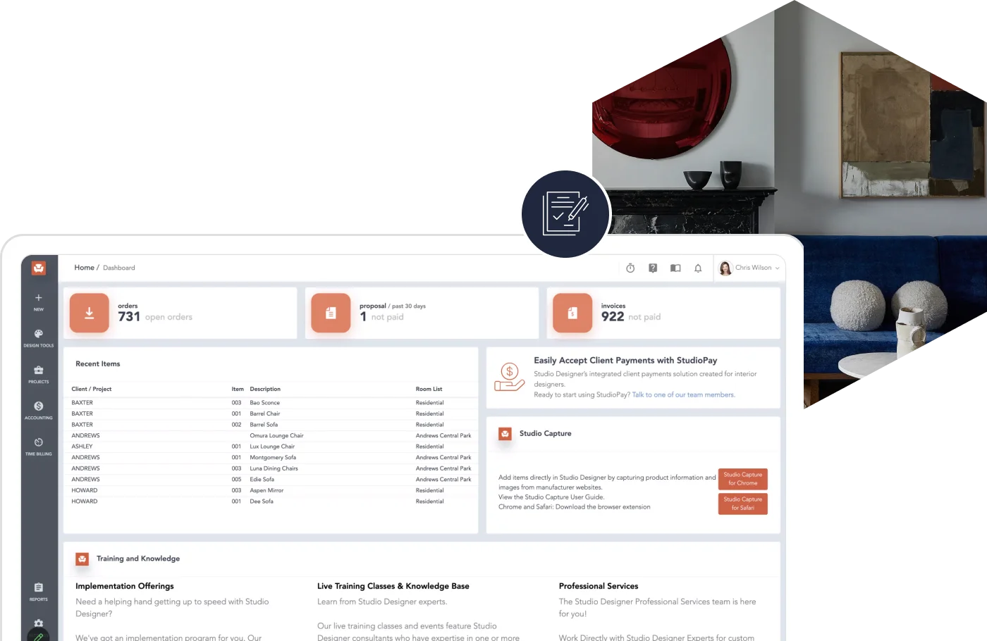 Studio Designer application screenshot