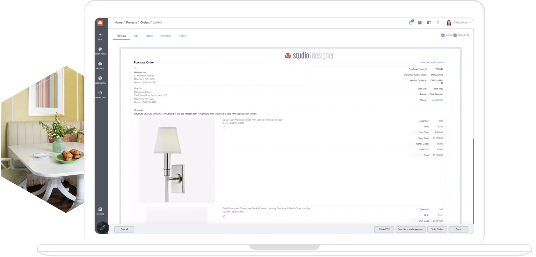 Studio Designer application screenshot