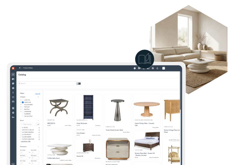 Catalog — Sourcing and AI Rendering for Interior Designers